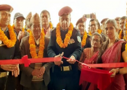 नवनिर्मित प्रहरी चौकी डीआइजी बस्नेतद्धारा उद्‍घाटन