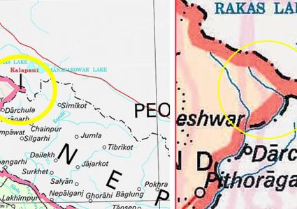 भारतको ‘भ्रम’ : काली उहीं छ, नक्साबाट नाम मात्र झिकियो