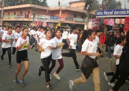 नेपालगञ्ज म्याराथनमा आर्मीका नवराज साउदले मारे बाजी