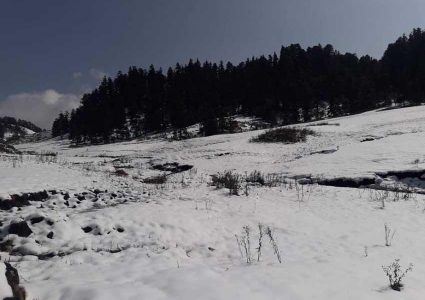 खप्तडमा हिमपात