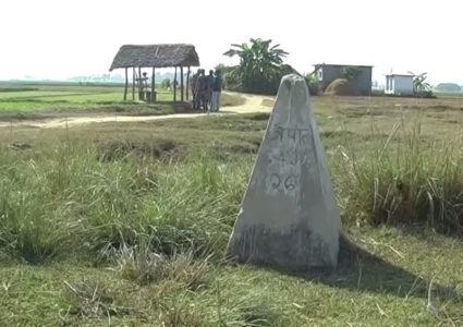 बर्दियामा नेपाल-भारत छुट्याउने ९४ सीमास्तम्भ गायव