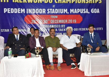 अलईन्डीया तेक्वान्दो राष्ट्रिय प्रतियोगिता गोवामा सुरु