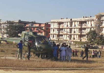 कोहलपुरमा प्रहरीको गोली लागेर दुई विद्यार्थी घाइते, हेलिकप्टरमा काठमाडौं ल्याउने