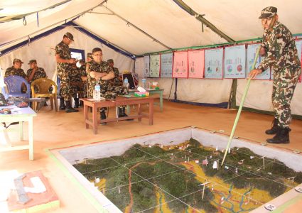 नेपाली सेनाले यसरी गर्छ म्याप टु ग्राउड (भिडियोसहित)