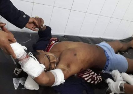 धनुषामा बम विस्फोट हुँदा २ को मृत्यु,प्रहरी निरिक्षकसहित ६ जना गम्भीर घाइते