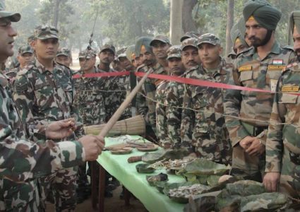 नेपाल-भारत संयुक्त सैन्य अभ्यासमा भारतीय सैनिक सहभागी