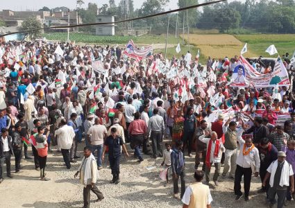 महोत्तरीका चार पद चार दलका पोल्टामा