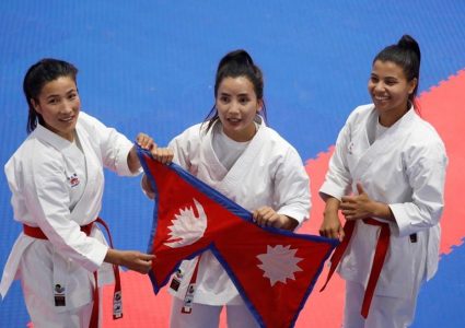 महिला टिम कातामा नेपाललाई स्वर्ण पदक