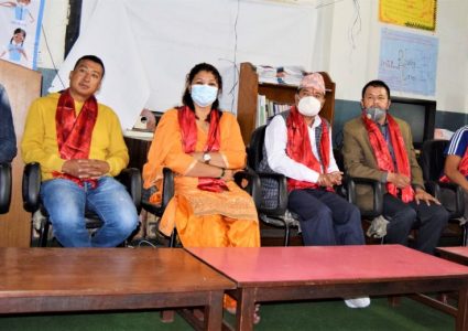 दक्षिणकाली चम्पादेवी मा.वि.को सुविधा सम्पन्न २४ कोठे भवन बन्ने