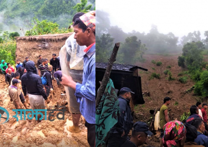तनँहुमा पहिरोमा परि ११ जना वेपत्ता, उद्धारकार्य जारी