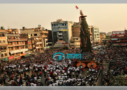 रातो पछिन्द्रनाथको रथ पुल्चोकबाट सोह्रखुट्टे सम्म आज तानिने