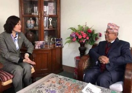 चिनियाँ राजदुत होउ यान्छीको राष्ट्रपति देखि नेकपा नेताहरु संग भेटवार्ता