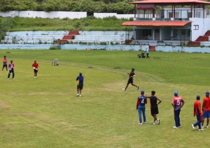 क्रिकेटको बन्द प्रशिक्षण स्थगन, सामान्य प्रशिक्षण भने जारी