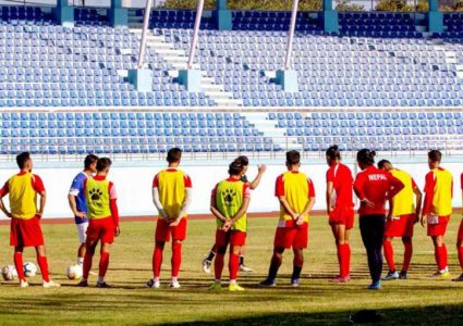 राष्ट्रिय फुटबल टोलीको बन्द प्रशिक्षणबाट १४ खेलाडी बाहिरिए