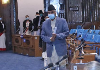 प्रधानमन्त्री देउवालाई प्रतिनिधि सभाबाट विश्वासको मत प्राप्त
