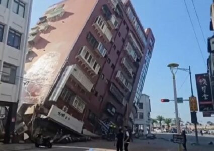 ताइवानमा शक्तिशाली भूकम्प : सुनामीको चेतावनी