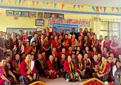 भाषा, संस्कार र संस्कृति जर्गेना गर्न मगर महिलाको कार्यक्रम (फोटो फिचर सहित)