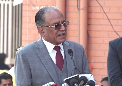 पूर्वराजा ज्ञानेन्द्र शाहले भिलेनको रुपमा सहयोग गरे : प्रचण्ड